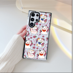 เคส FenixShield Ultra Hybrid [ LUCKY CAT ] สำหรับ Samsung Galaxy S25 / S24 / S23 / S22 / FE / Plus / Ultra